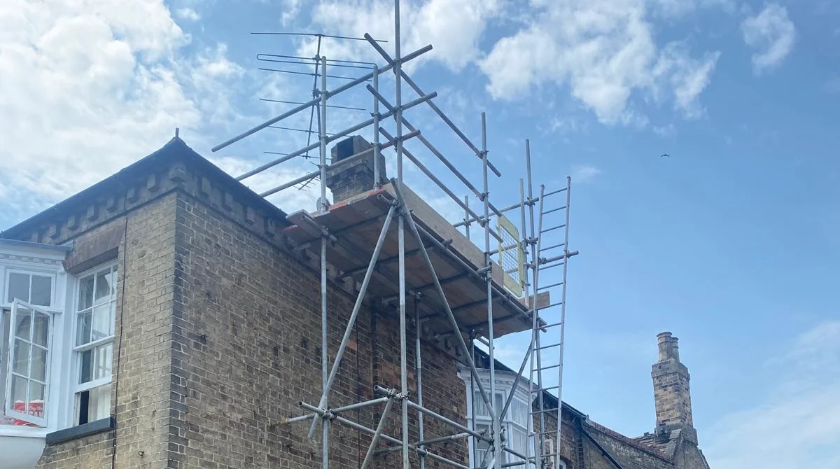 Commercial scaffolding project in Cambridgeshire